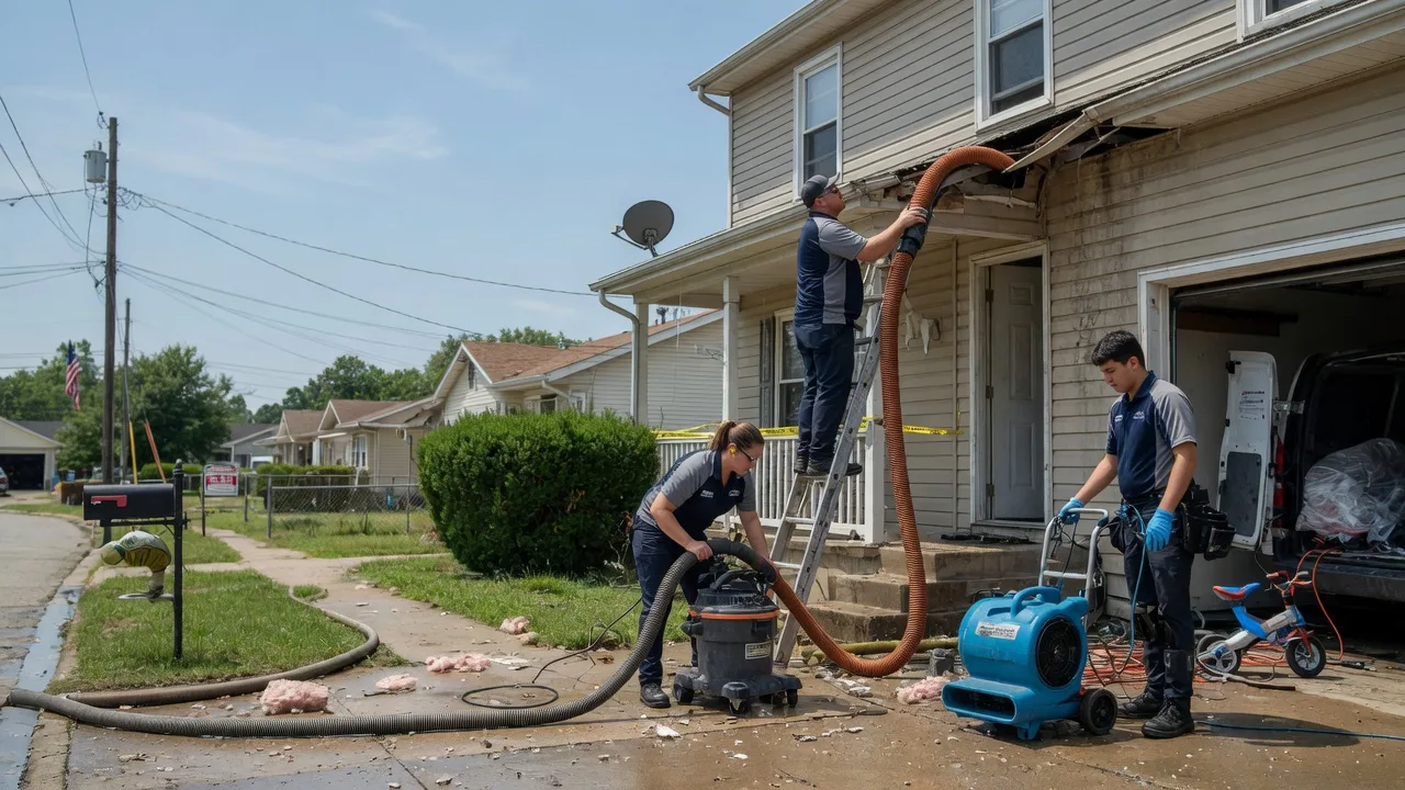 Water Damage Restoration in Roanoke, IL near me